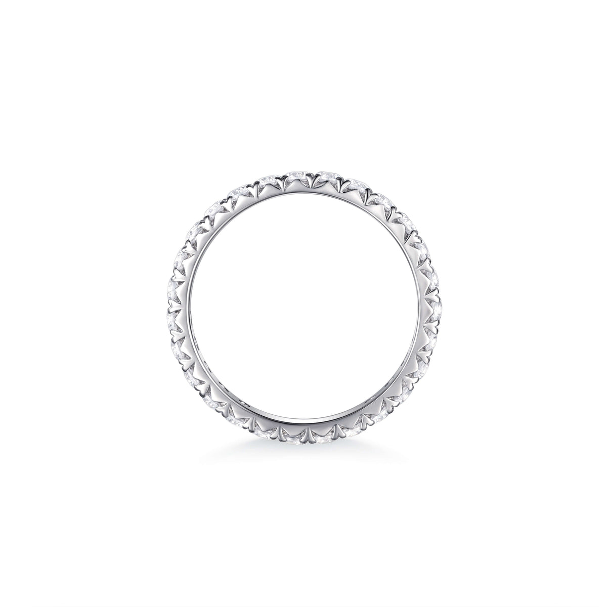 Noemie Round Diamond Wedding Ring - lab-grown and natural diamond ring in gold | Lirys Diamonds