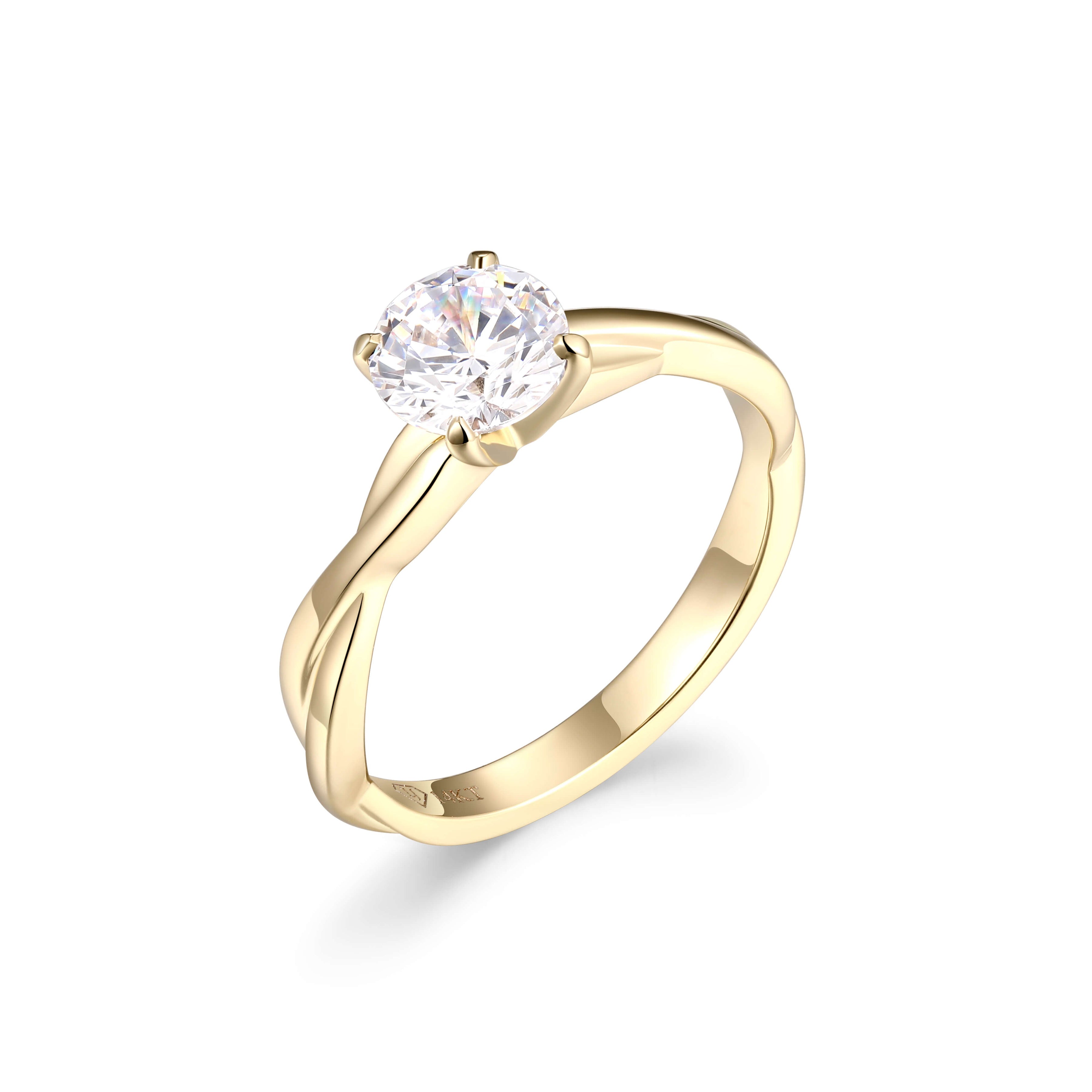 Twisted Vine Engagement ring