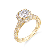 Vintage Halo engagement ring