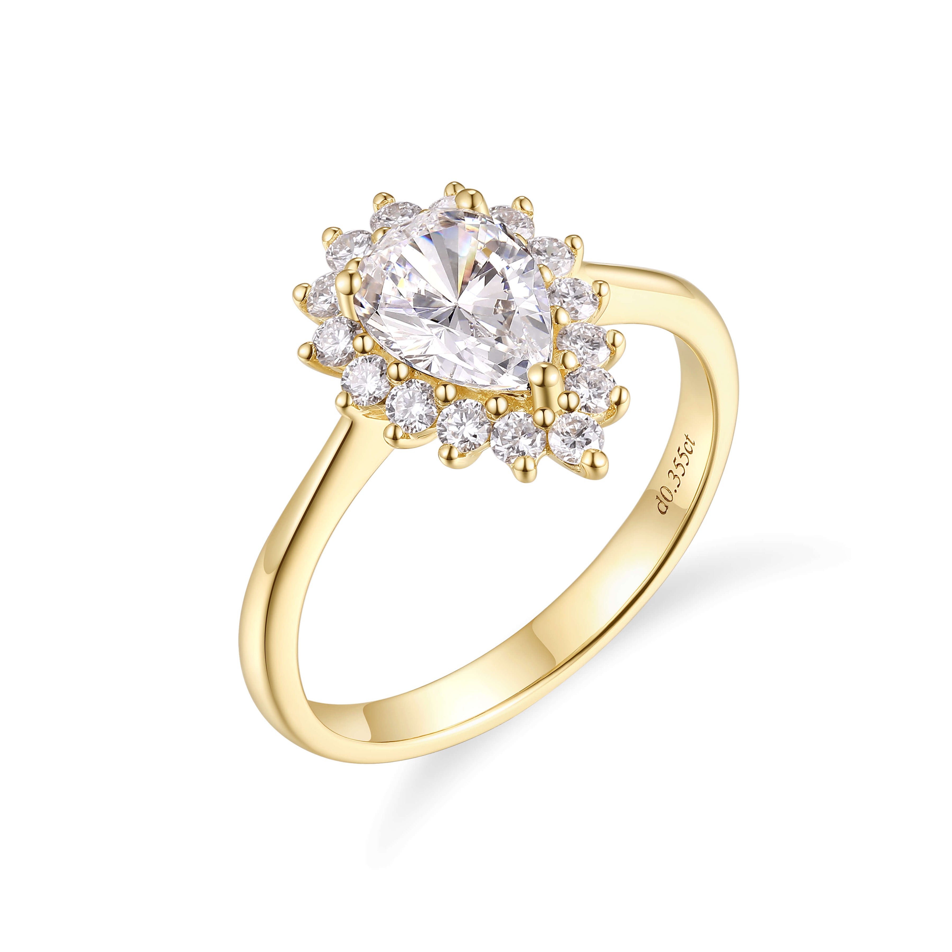 Solitaire Halo Ring