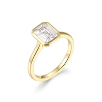 Bezel Solitaire Engagement Ring