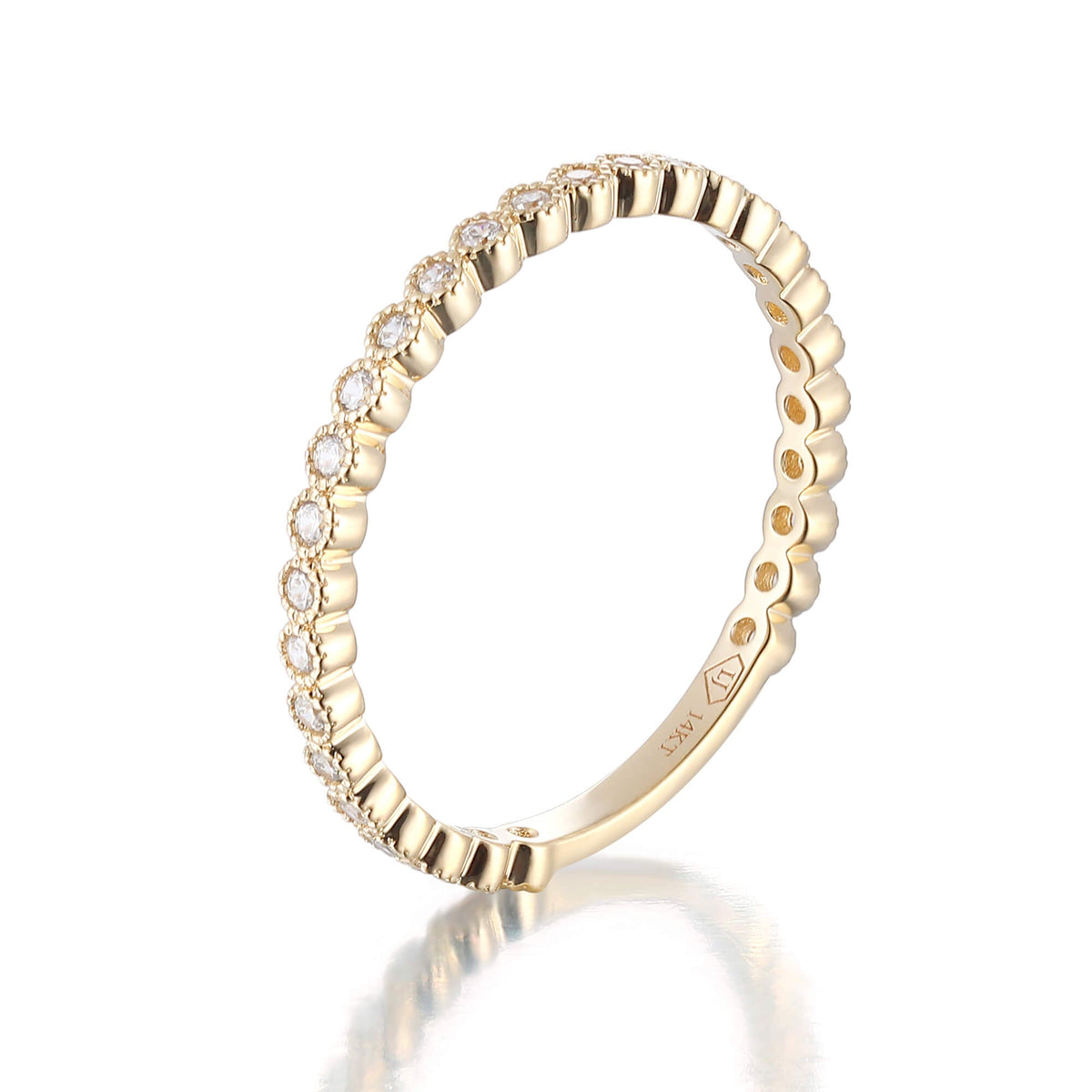 Seneca Ring - certified diamond ring in gold | Lirys Diamonds
