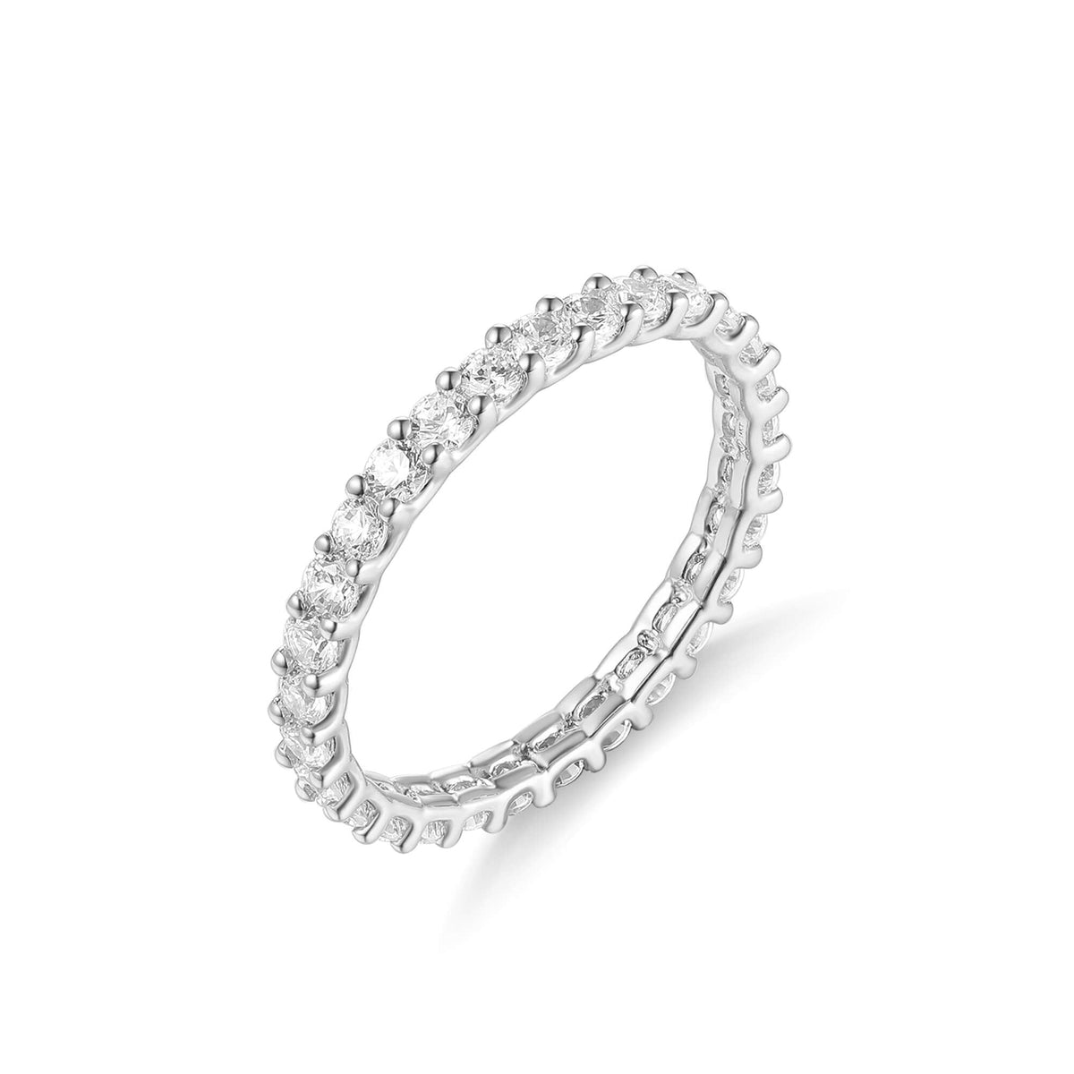 Odile Radiance Eternity Band - certified diamond ring in gold | Lirys Diamonds