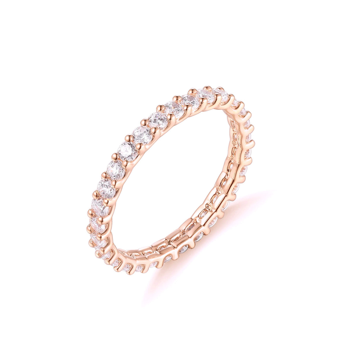 Odile Radiance Eternity Band - certified diamond ring in gold | Lirys Diamonds