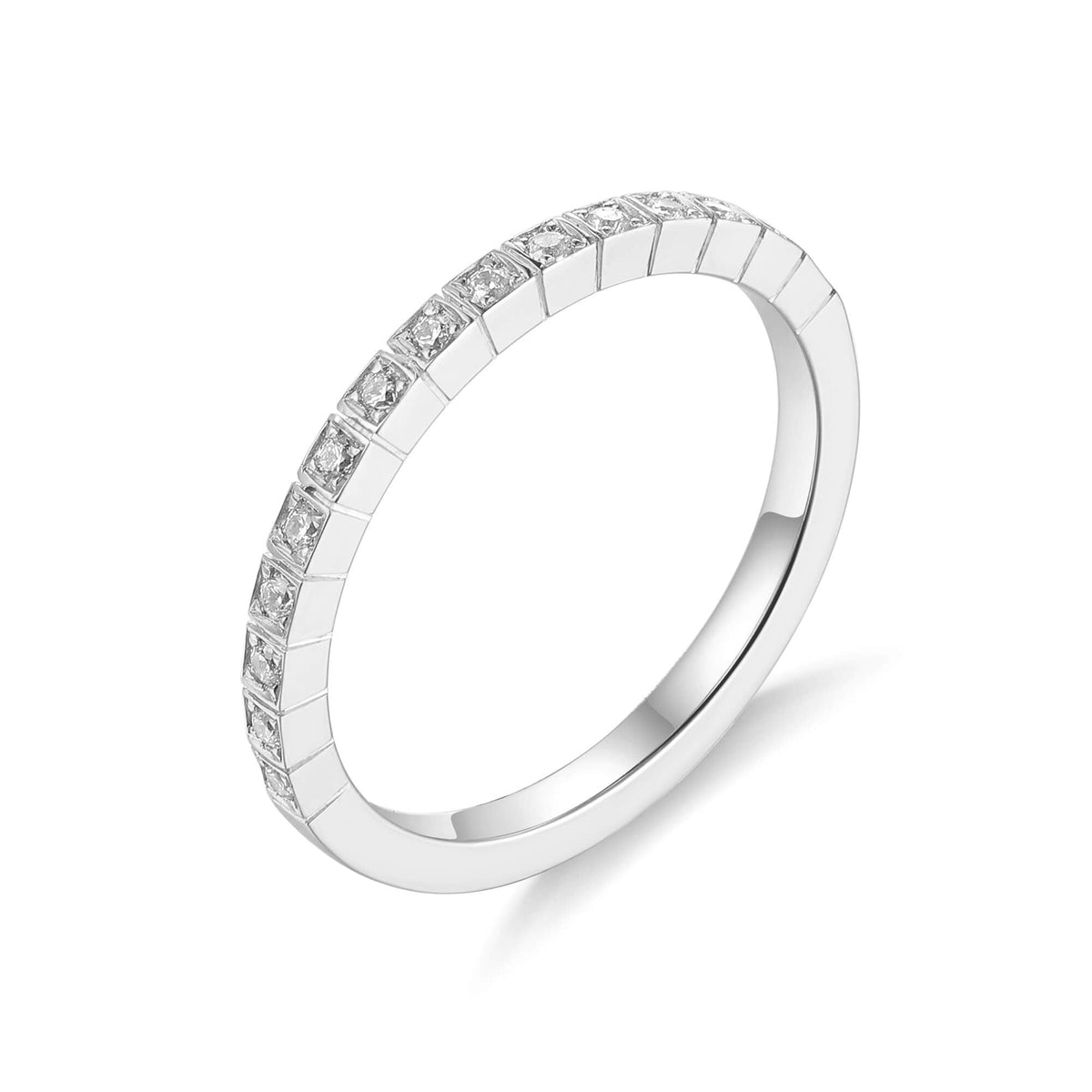 Palmira Diamond Band - certified diamond ring in gold | Lirys Diamonds