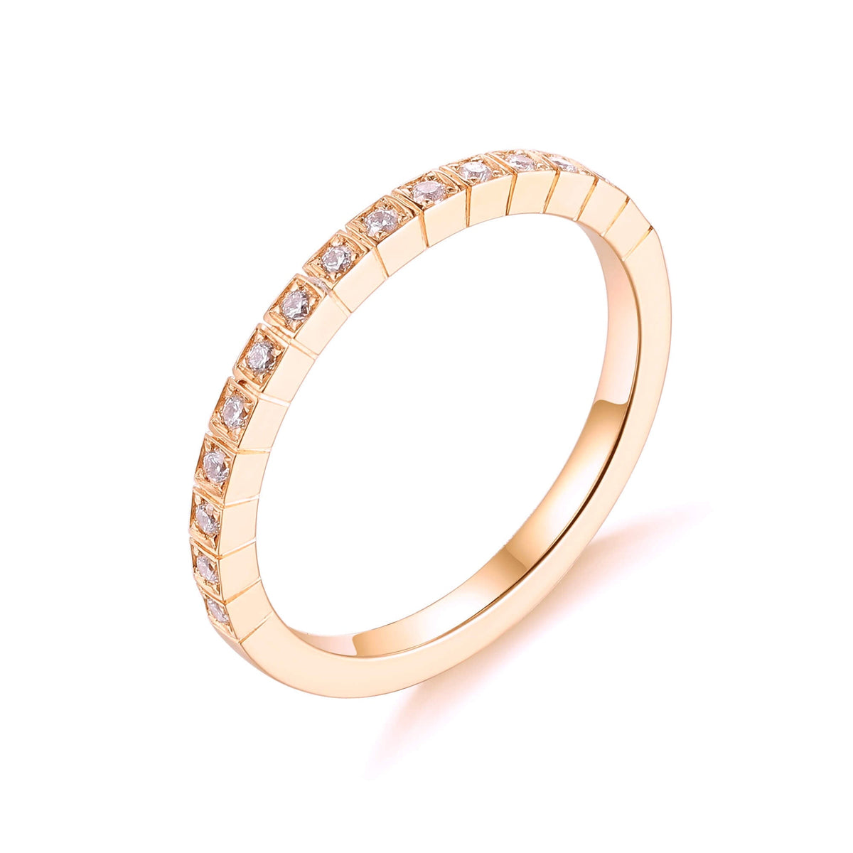 Palmira Diamond Band - certified diamond ring in gold | Lirys Diamonds